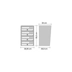 Freestanding Letterbox for Flats and Offices External Lockable - Tocco Di Italia Slim