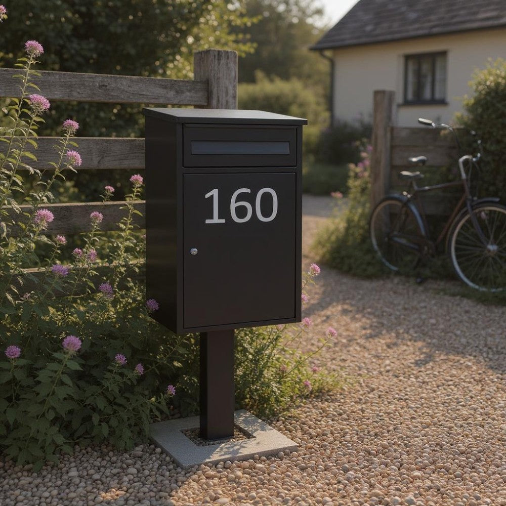 Parcel Box With Letterbox Free Standing – Woodpecker with FR-2 Stand