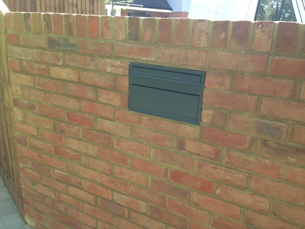 Through the Wall Parcel Post Box – Sierra Stainless Steel