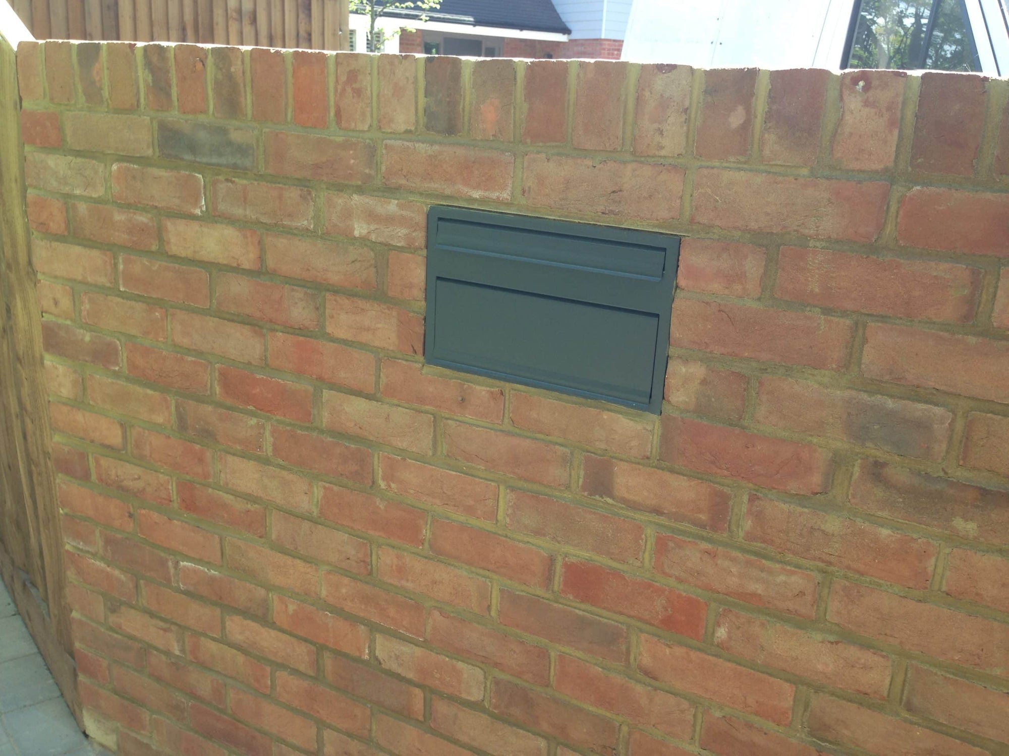 Through the Wall Parcel Post Box – Sierra Stainless Steel