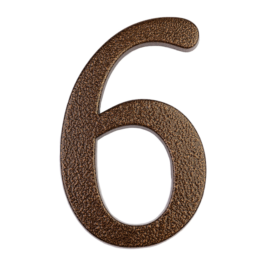 Street Numbers For House 6 Bronze