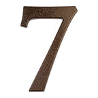Street Numbers For House 7 Bronze