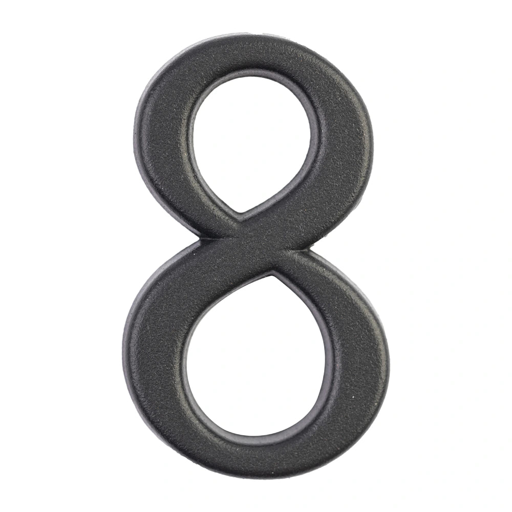 Street Numbers For House 8 Graphite Small