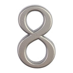 Street Numbers For House 8 Silver Small
