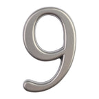 Street Numbers For House 9 Silver Small