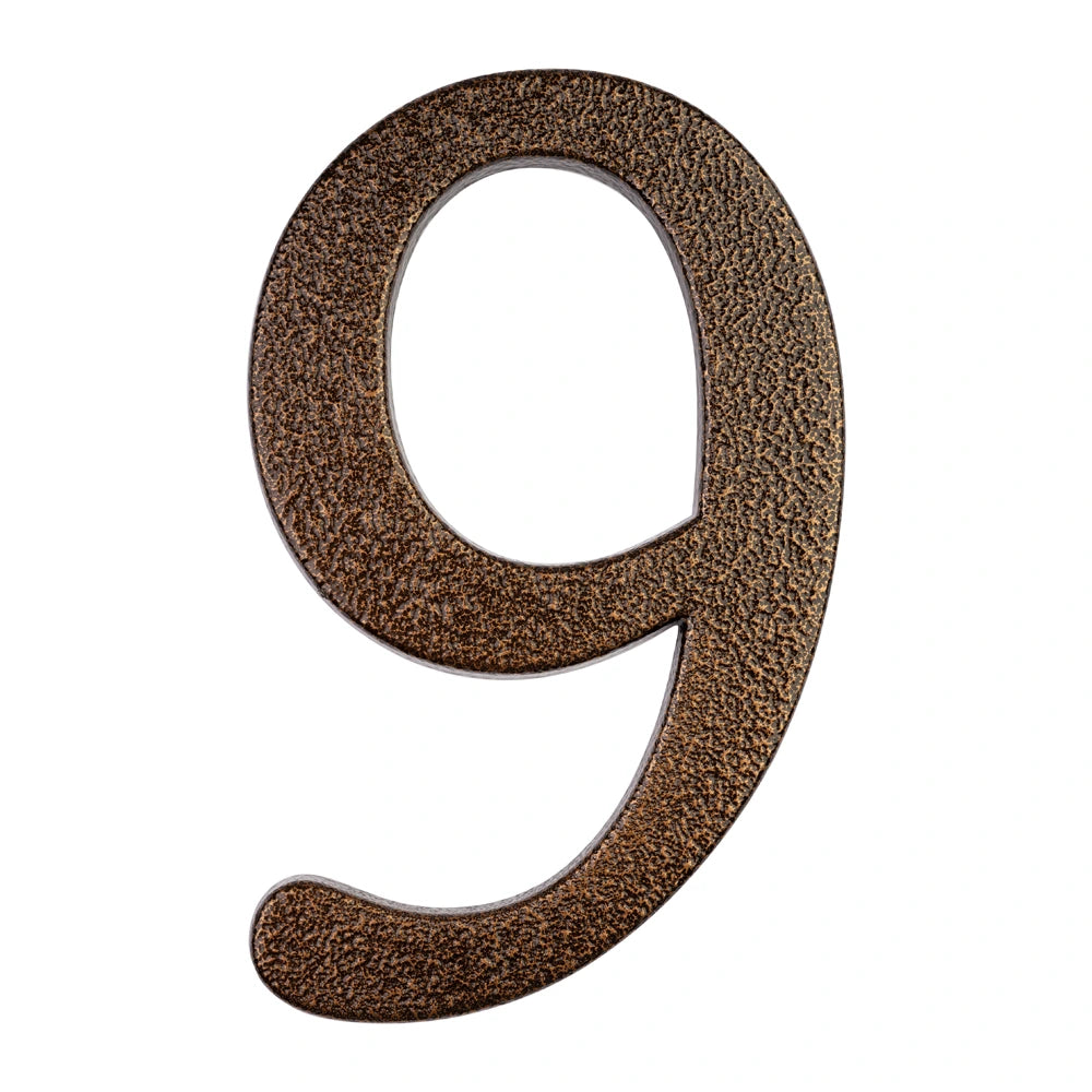 Street Numbers For House 9 Bronze
