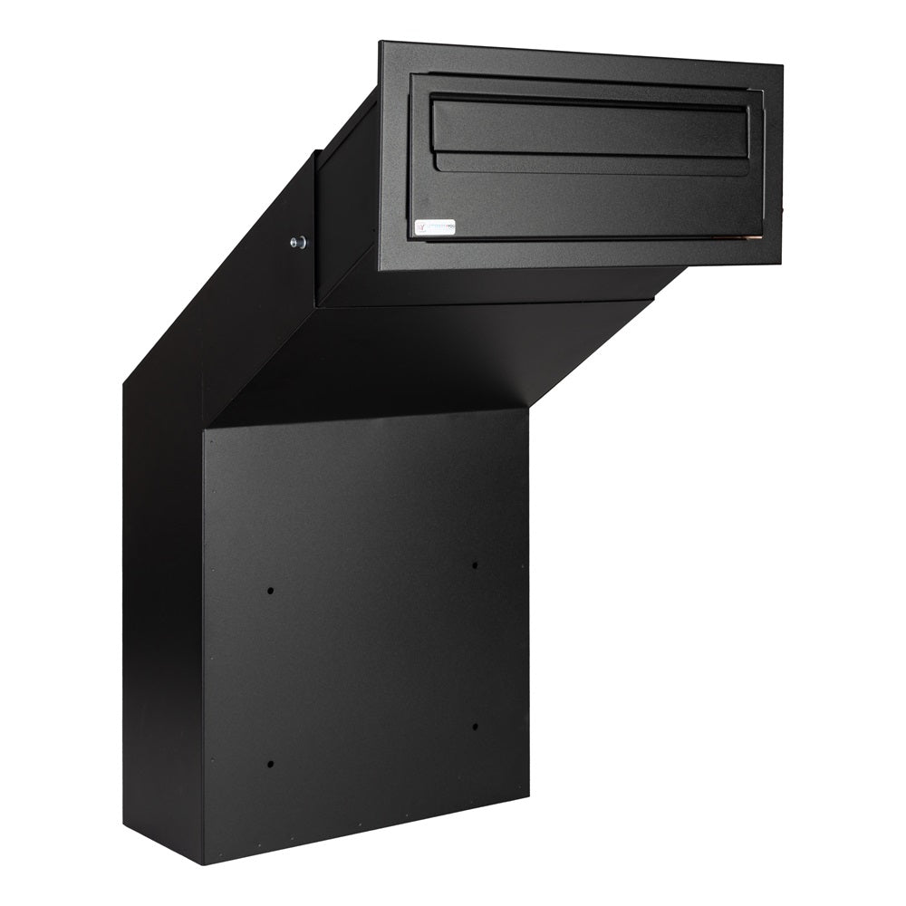 Through The Wall Letterbox Black Rolle