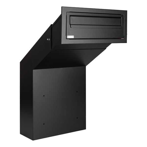 Through The Wall Letterbox Black Rolle