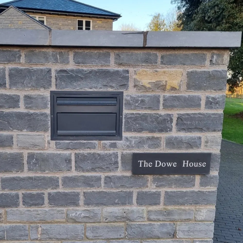 Through The Wall Parcel Box Sierra Anthracite