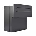 Through The Wall Post Box LFD 04 Black