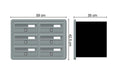 Tocco Di Italia Modular 270 2x3 Recess Mounted Post Boxes For Flats
