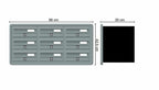 Tocco Di Italia Modular 270 3x3 Recess Mounted Post Boxes For Flats
