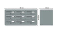 Tocco Di Italia Modular 270 Wall Mounted Post Boxes for Flats Anodized Silver