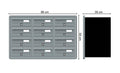 Tocco Di Italia Modular 270 Recess Mounted Post Boxes for Flats