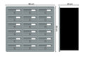 Tocco Di Italia Modular 270 Recess Mounted Post Boxes for Flats