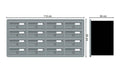 Tocco Di Italia Modular 270 Recess Mounted Post Boxes for Flats