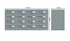 Tocco Di Italia Modular 270 Wall Mounted Post Boxes for Flats Anodized Silver