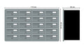 Tocco Di Italia Modular 270 Recess Mounted Post Boxes for Flats