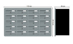 Tocco Di Italia Modular 270 Recess Mounted Post Boxes for Flats