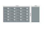 Tocco Di Italia Modular 270 Wall Mounted Post Boxes for Flats Anodized Silver