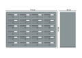 Tocco Di Italia Modular 270 Wall Mounted Post Boxes for Flats Anodized Silver