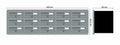 Tocco Di Italia Modular 270 Recess Mounted Post Boxes for Flats