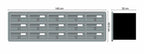 Tocco Di Italia Modular 270 Recess Mounted Post Boxes for Flats Anthracite Grey