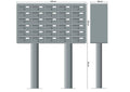 Free standing letterboxes Modular 270