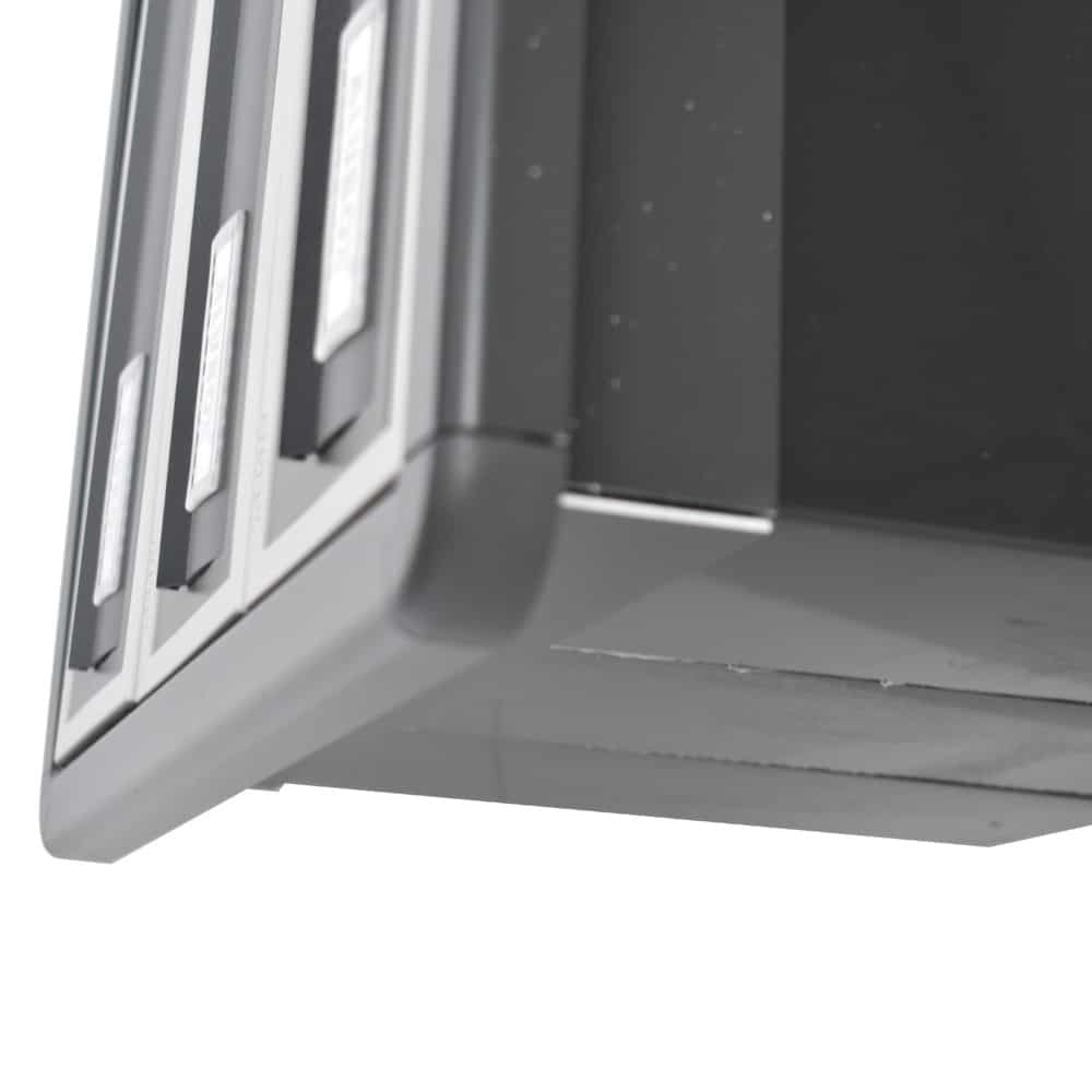 Tocco Di Italia Modular 270 Wall Mounted Letterboxes For Flats Anthracite Grey Recess Mounted 4