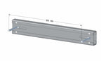 W3-7 Vertical Railing Mounted Rear Access Post Box