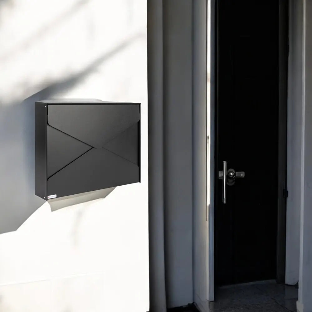 Wall Mounted Black Contemporary Post Bx Gavia Live