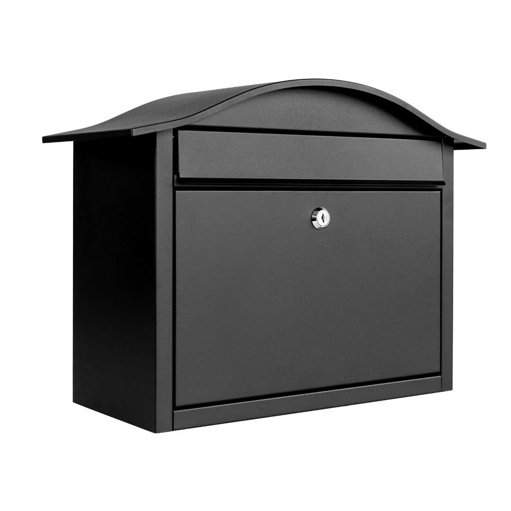 Wall Mounted Large Post Box Partridge Black