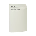Wall Mounted Minimalistic Post Box   Wren   Pebble Grey