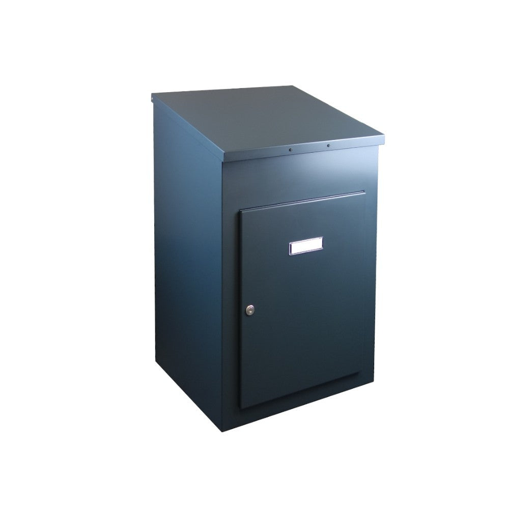 Wall Mounted Parcel Box For Home Large External Locking Weatherproof Delta XL Grey
