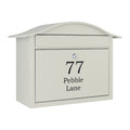 Wall Mounted Post Box   Partridge   Pebble Grey