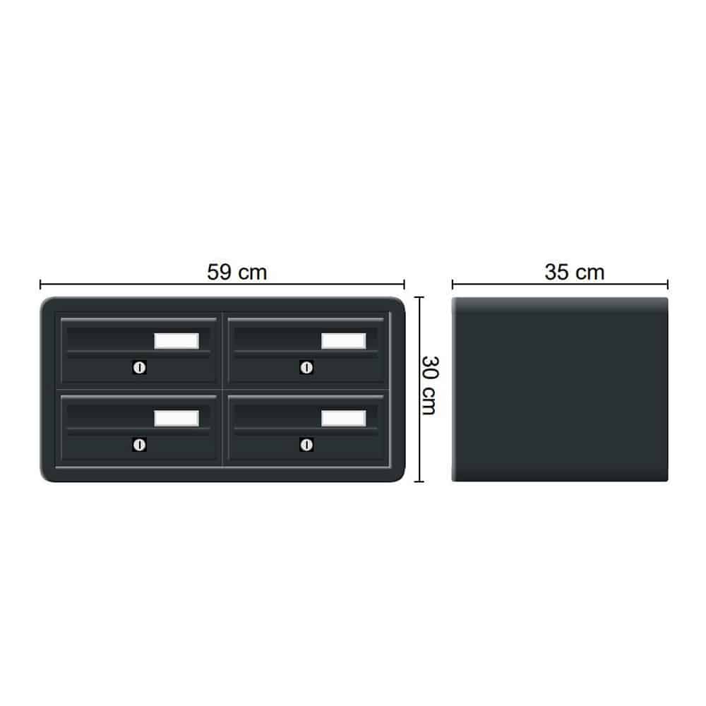 Wall Mounted Modular 270 2x2