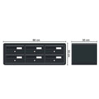 Wall Mounted Modular 270 3x2