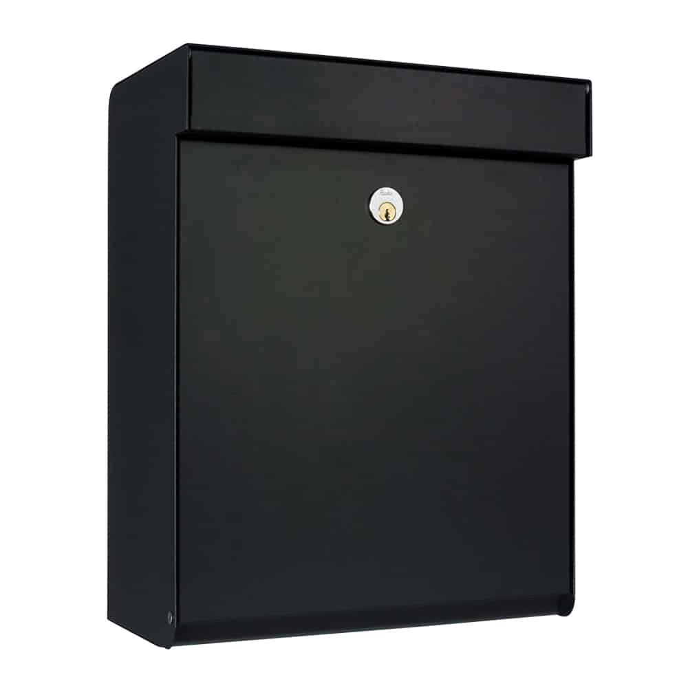 Wall Mounted Letterbox Grundform Villa In Black