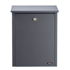 Wall Mounted Postbox Allux 200 Grey Front
