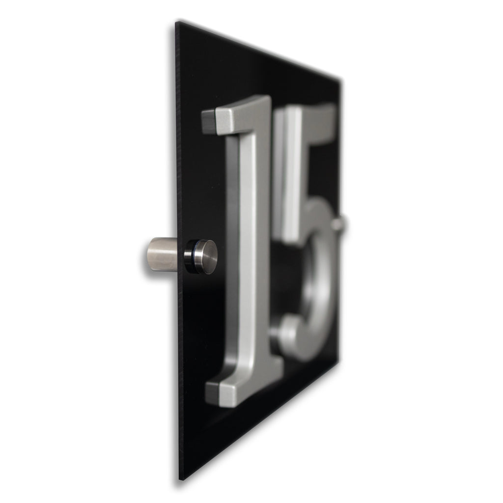 House Number Plaque - Aluminum House Number Sign