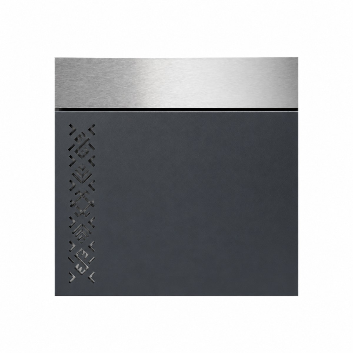 Modern Outdoor Post Box Wall Mounted Lockable Steel Letterbox – Peregrine