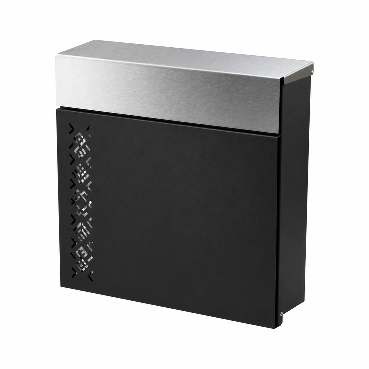 Modern Outdoor Post Box Wall Mounted Lockable Steel Letterbox – Peregrine