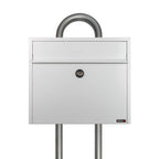 White Free Standing Letterbox Allux LT150