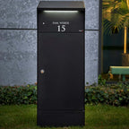 Allux Bjorn Parcel Box Black Front