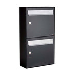Allux Hc4 2 Bank Blk Communal Postboxes