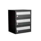 Allux Lc4 3 Bank Blk Communal Postboxes