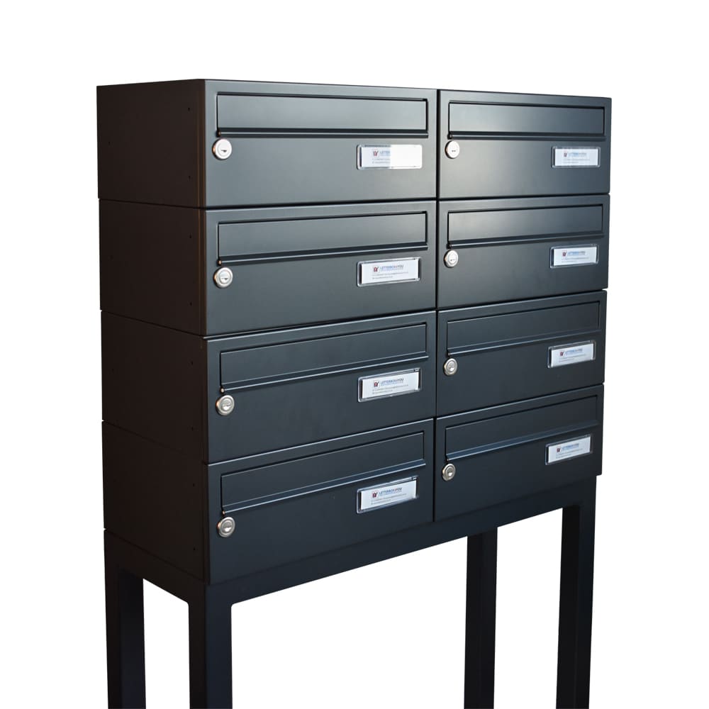 Flat Mailboxes Free Standing Post Boxes For Flats City Hall LBD-015 Internal ...
