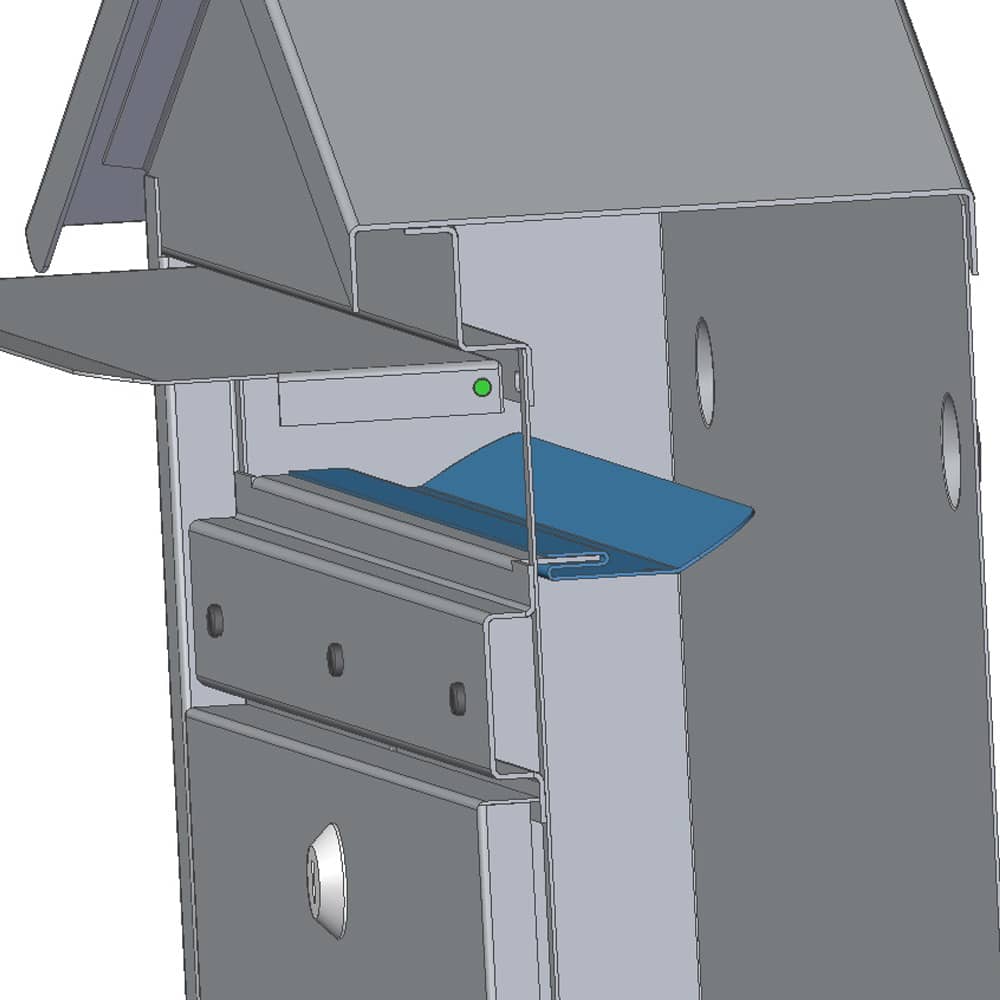 Atb 01 Anti Theft Baffle Restrictor Drawing 3