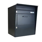 Beta External Wall Mounted Parcel Box Dark Grey
