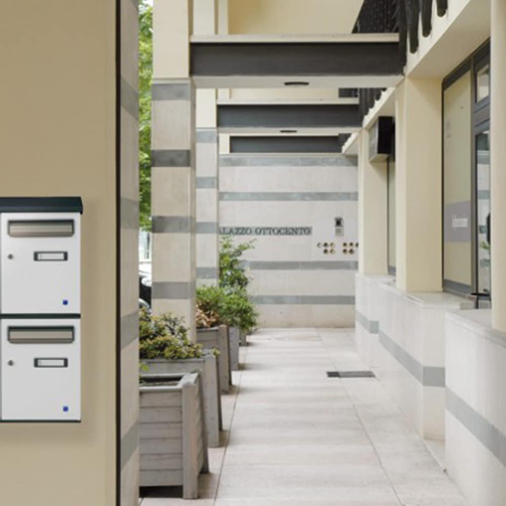 Communal Letterboxes For Flats Urbano Multiplo Stainless Steel